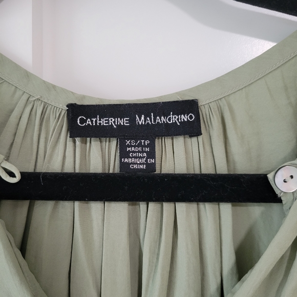 Catherine Malandrino Halter Sleeveless Top - Picture 4 of 5